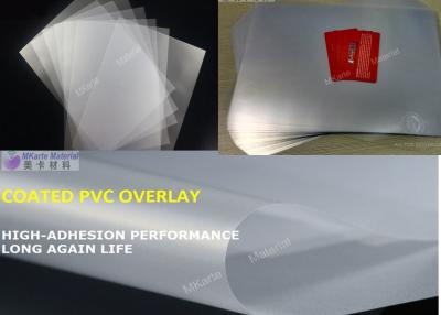 China Smooth Glue Coating 0.08mm Inkjet Printing PVC Sheet for sale
