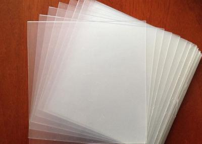 China ID Card Production Anti Static A3 0.10mm Clear PETG Sheet for sale