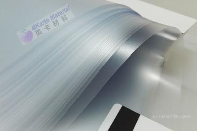China 0.04mm 0.05mm 0.06mm Pvc Overlay Sheet Roll for sale