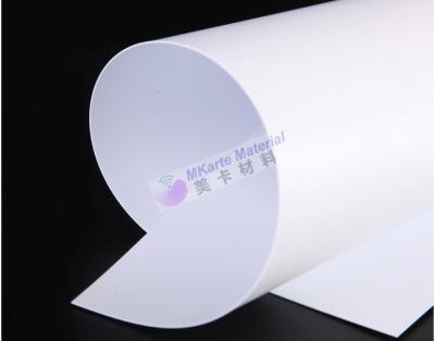 China 0.12m m modificaron la hoja de la base para requisitos particulares del Pvc de la impresión en offset con la adherencia de la tinta en venta