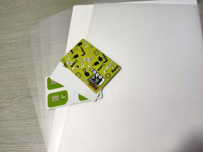 China folha plástica do baixo Vicat PC de 295*480mm para a produção sem contato dos cartões de IC à venda
