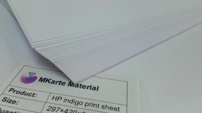 China 0.3mm Thick HP Indigo Single-sided PVC sheet  Digital Printing PVC Sheets for sale