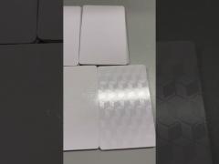 Patterned Or Textured Laminated Steel Plate In Card Laminator