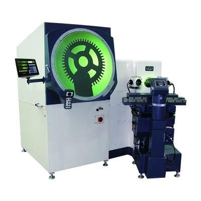 China Floor Type Diameter 800mm Large Screen Measuring Profile Projector With Rotary Worktable à venda