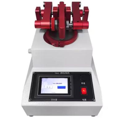 China 70rpm Rotation Leather Rubber Testing Taber Abrasion Tester With Touch Screen Controller à venda