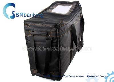 China Automated Teller Machine Components Black Cassette Bag With Four Cassette for sale