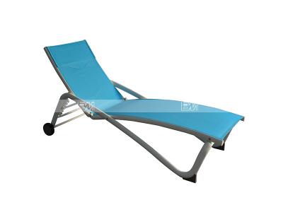 China BMLQ14725 aluminium sling swing sun lounge water resisitant outdoor bed for sale