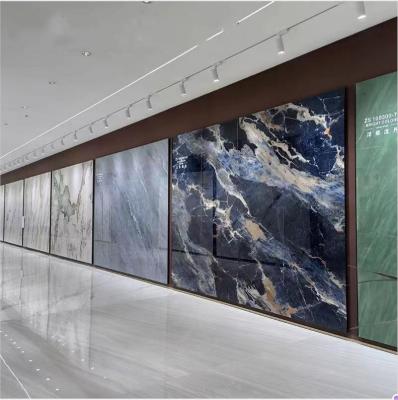 China Commerce Bamboo Charcoal Board Veneer Marble Fiber Wall Panel Customized Color for sale