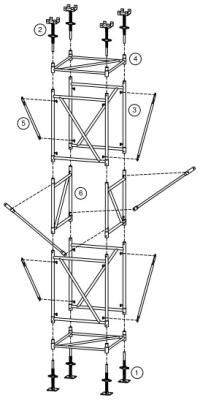 China Sistema del marco del andamio. Instalación simple. Móvil conveniente. El buen llevar en venta
