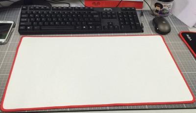 China Bright White Top Laptop Mouse Pad EVA / Paper / PVC Mousepads For Office Desk for sale