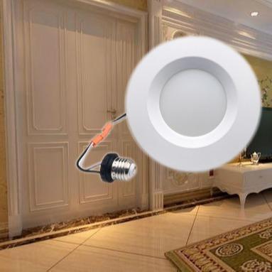 China 3CCT 8W 600LM Round 4 Inch LED Recessed Lighting for sale