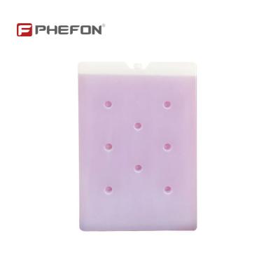 China Bloques de hielo grandes y rosados para refrigeradores / bolsas de hielo duraderas para refrigeradores en venta