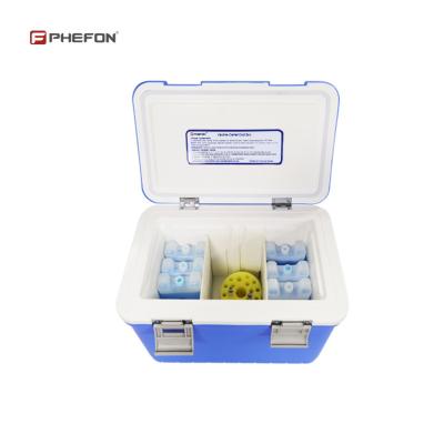 China 12L Capacity Best Insulin Cooler with PU Foam Insulation Type Benefit for sale