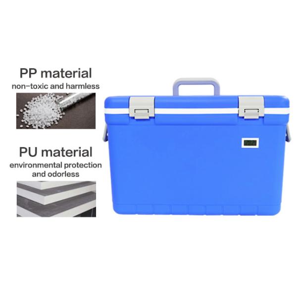 Quality 30L Vaccine Transport Cooler Box Blood Specimen Cool Medicine Box for sale