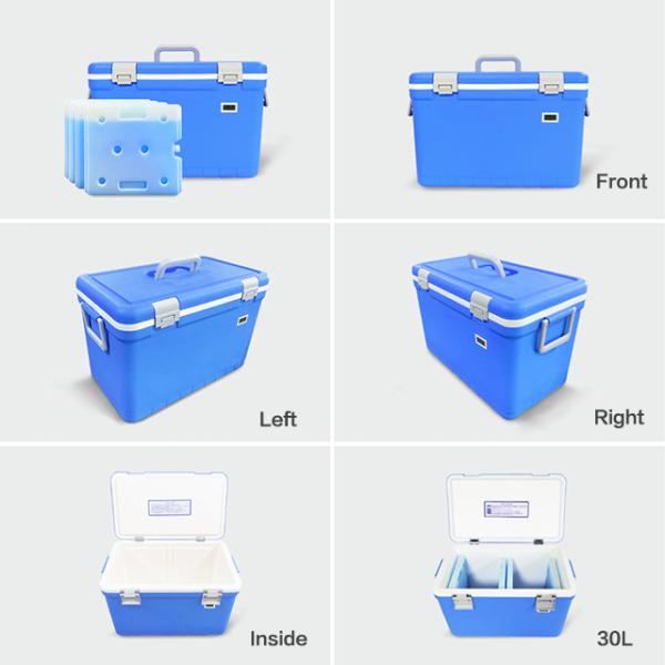Quality 35L Insulated Good Perfomance Medical Ice Cold Box for Temperature Control With for sale