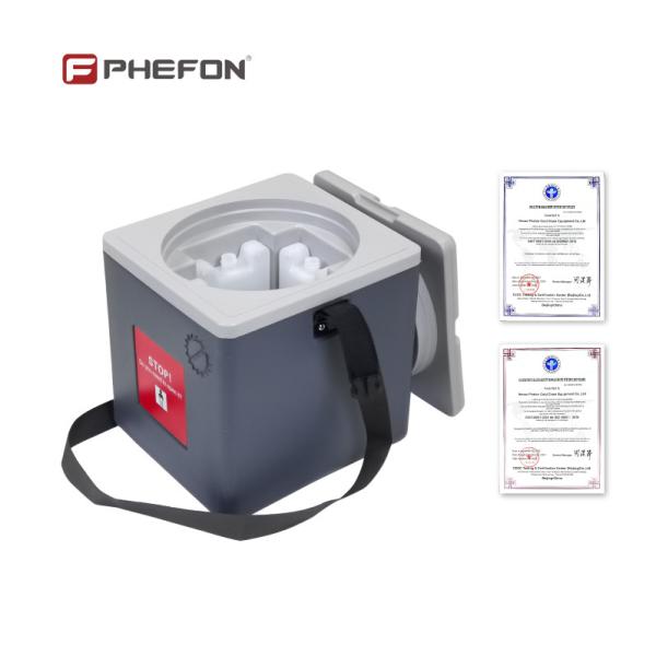 Quality PHEFON Compact Vaccine Cooler Box Grey Vaccine Carrier Box for sale