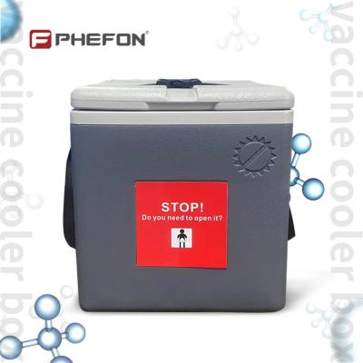 China Grey Vaccine Cooler Box PHEFON Validated Cool Boxes For Vaccines for sale