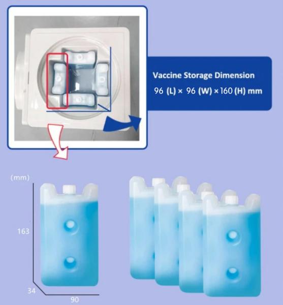 Quality ISO Vaccine Transport Cooler Box Cold Chain Hard Cooler Box For Blood Storage for sale