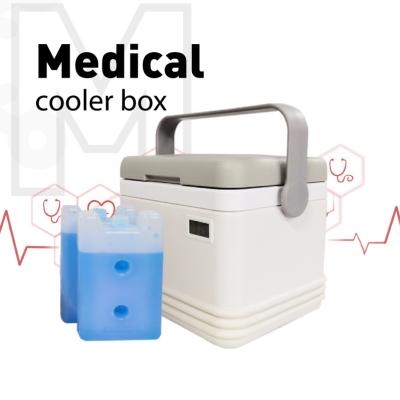 China Mejor caja fría con mango giratorio para el transporte de almacenamiento de la cadena de frío de medicamentos en venta