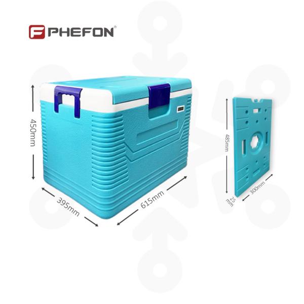 Quality Medical Use Small Cool Box Blue Best Cool Box For Camping for sale