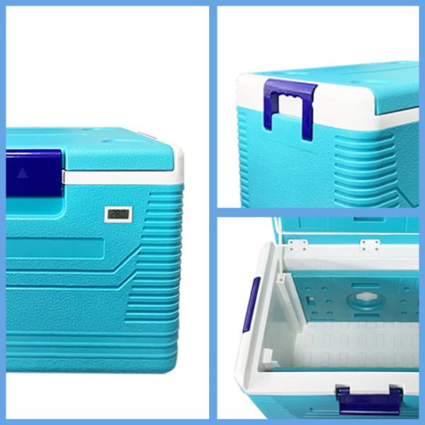 Quality Portable Cooling Solutions Hard Cooler Lunch Box With Tempeature Display for sale
