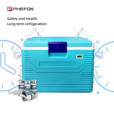 China 54L Ice Cool Box Hard Plastic Hard Case Cooler For Thermal Preservation for sale