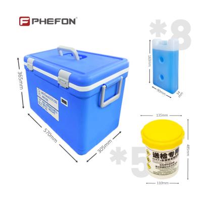 China Vaccine Cold Transportation UN2814 Box Medical Grade Biological Cooler Box for sale