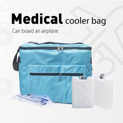 China 33L Medication Cooler Bag Waterproof Insulated Medication Travel Bag for sale
