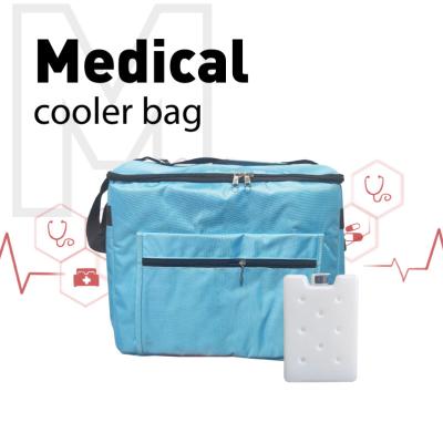 Chine 33 litres Cooler de transfert de sang avec fermeture à glissière Mini Cooler Bag pour médecine à vendre