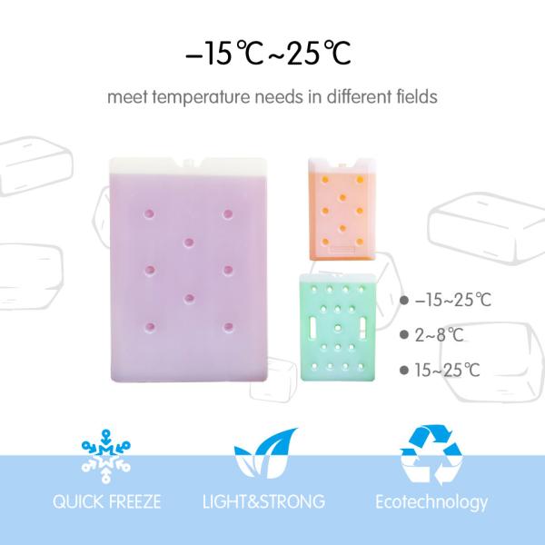 Quality First Grade Material Reusable Cooler Pack PCM Reusable Ice Packs For Coolers for sale