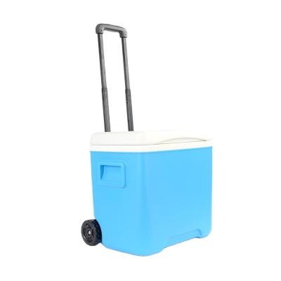 China 30L Ice Cooler Box For Camping Fishing BBQ And Outdoor Events Blue Customize for sale