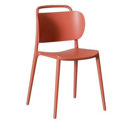 China Nordic plastic chair dining chair family creative single simple ins web celebrity can be stacked dining chair for sale