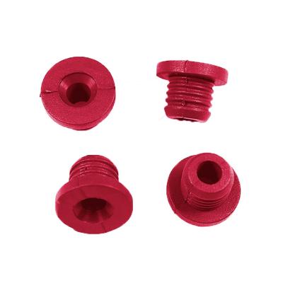 China Red EPDM Round Rubber Bungs 90 Shore A NBR Plug Hole Solid for sale