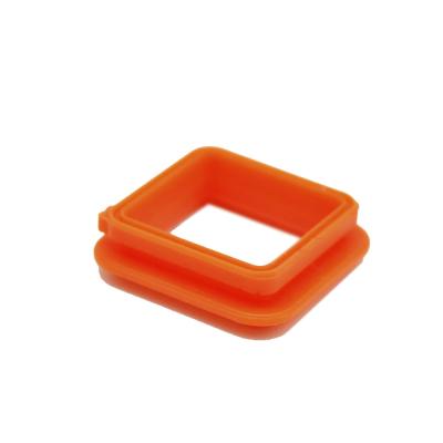 China Orange Nbr Rubber Gasket Heat Resistant Material for sale