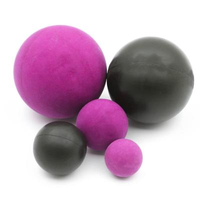 China EPDM FKM Rubber Ball Seal OEM Silicone Rubber Ball Rose Black for sale