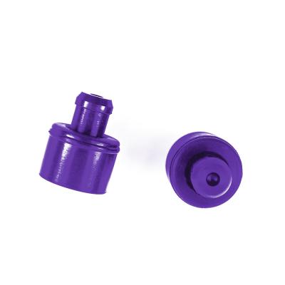 China EPDM FFKM FKM Rubber Stopper 30mm 32mm 40mm Rubber Bung Purple for sale