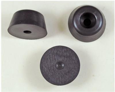 China FPM FKM Tapered Rubber Stopper With Hole Rubber Plug Laboratory Apparatus Uses for sale