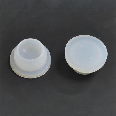 China El caucho de alta temperatura blanco de SIL tapa los enchufes del agujero de la goma de silicona NSF61 en venta