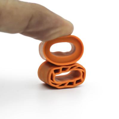 China Orange And Blue Rubber Grommet Nitrile Electric Conductive Low Temperature for sale
