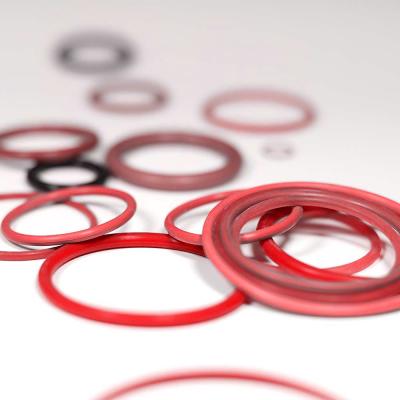 Cina 70 verde porpora rosso colorato della riva del durometro O Ring Rubber Seal Silicone 80 in vendita