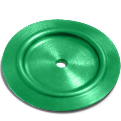 China Green EPDM Rubber Diaphragm High Tensile Strength Silicone Rubber Parts for sale