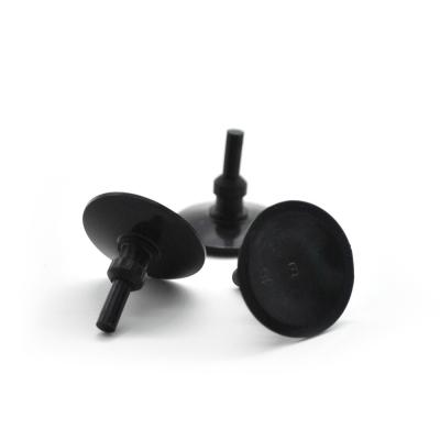 China Auto Air Black Silicone Round Rubber Stopper Low Temperature Resistance for sale