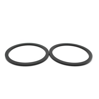 China FKM Molded Rubber Seal Black Low Compression Set Rubber Flat Washer for sale