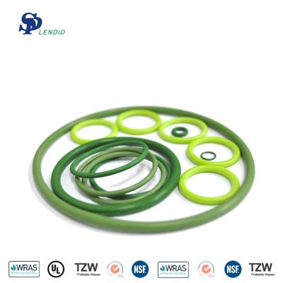 China Hoogdruk Flat O Rings Seal Compressie FKM Silicone rubber materiaal Te koop