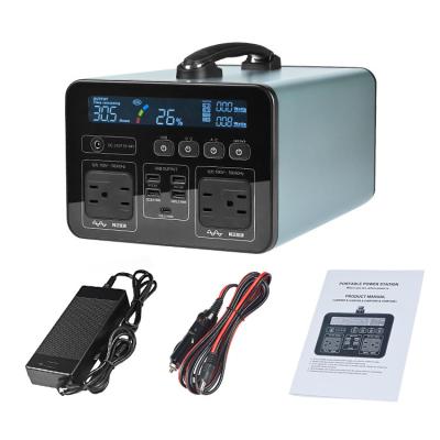 China Camping Emergency 1200W Waterproof Portable Power Station for sale