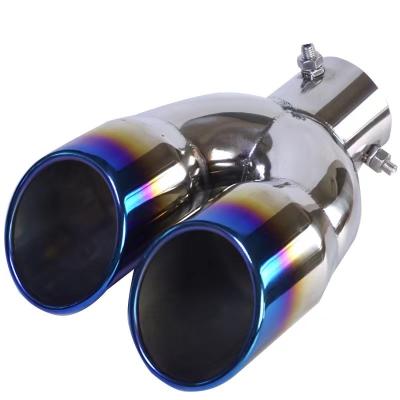 China Blue Burnt 2.5in Inlet Auto Exhaust Tips For Automotive for sale