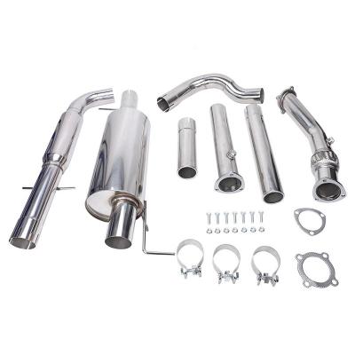 China Ss 304 Cat Back Exhaust Automotive Exhaust Pipes Polished for sale
