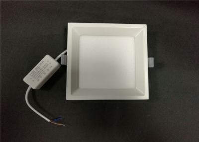 China Warm White Recessed Led Panel Light 12W Low Glare Square Edge Lit Classrooms for sale