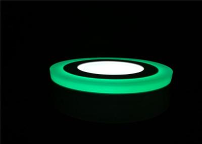 China Surface Mount 9w Led Ceiling Light , White Green Edge Dual Color Led Lights 9 Watt for sale