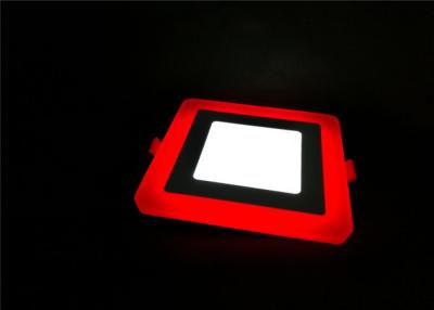 China Embedded Square 9 Watt Led Panel Light White Red For Residential 120 Degrees for sale